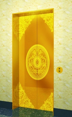 VVVF رانندگی 6 نفره MRL آسانسور 25 متری اتاق ماشین آسانسور کمتر