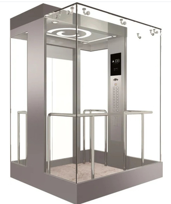 آسانسور 1350 کیلوگرمی FUJI مشاهده ای 2.5 متر بر ثانیه آسانسور کمتر اتاق ماشین