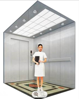 آسانسور تخت بیمارستانی 1.5 متری TUV کابین آسانسور فولادی ضد زنگ