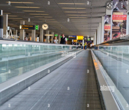FUJI 5000KG Airport Moving Walkway 1400mm Outdoor Travelator