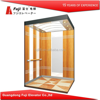 آسانسور PM Gearless Traction MRL VVVF Inveter 220V MRL Home Lift