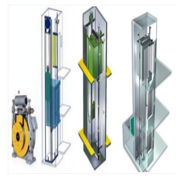 میکروکنترلر Hydraulic Mrl Elevator PM Gearless Drive 630KG 5 Passenger Lift